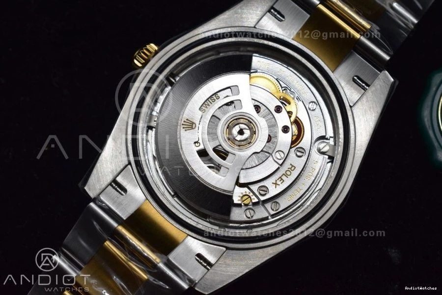 White 1:1 904L YG Dial DateJust 41 599 on VS ModernLook VSF Oyster 126333 SS Best Edition Bracelet 0405